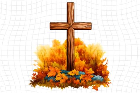 fall cross clipart|More.